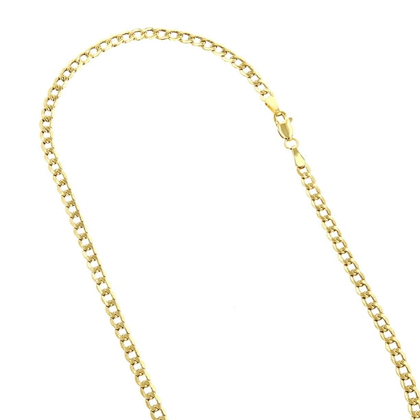 Melano Creation 14K Gold Italy Yellow Rope Chain 22 2mm Wide Hollow 